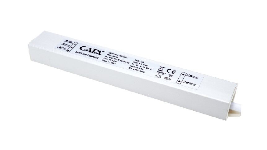 CATA CT-2590 3 AMPER ŞERİT LED TRAFOSU(36W)DIŞ MEKAN