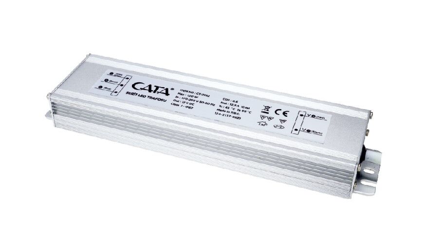 CATA CT-2592 12,5 AMPER ŞERİT LED TRAFOSU(150W)DIŞ MEKAN