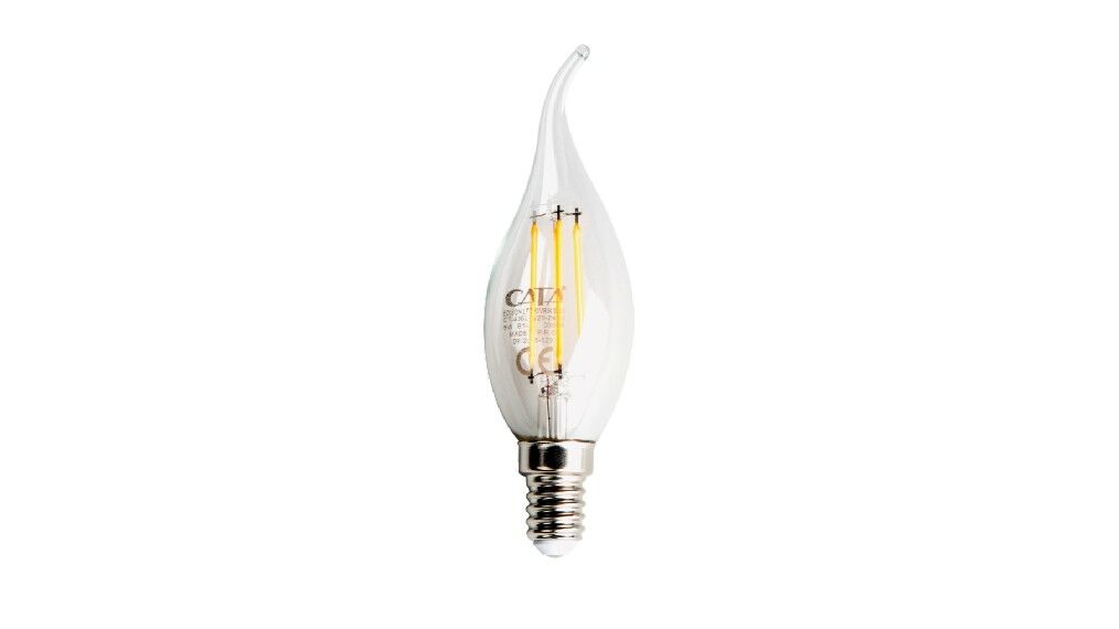 CATA CT-4062G 4W LED FİLAMENT KIVRIK BUJİ AMPUL (GÜNIŞIĞI)