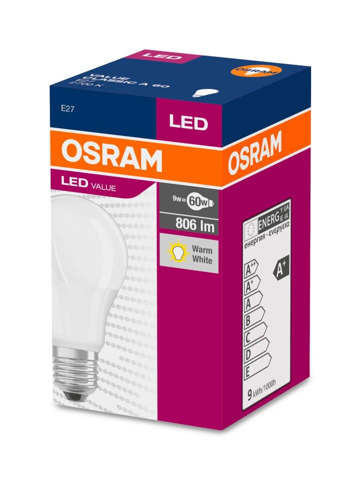 Osram 8,5W Led Ampul Beyaz Işık