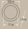 CATA CT-5148B 15W SLİM PANEL (BEYAZ)