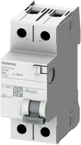 SİEMENS 2X40 AMPER 300 miliAmper YANGIN KORUMA RÖLESİ