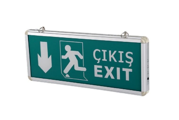 CATA CT-9167 3W EXIT ÇIKIŞ ARMATÜRÜ LEDLİ 3 SAAT AKÜLÜ