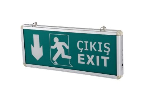 CATA CT-9167 3W EXIT ÇIKIŞ ARMATÜRÜ LEDLİ 3 SAAT AKÜLÜ