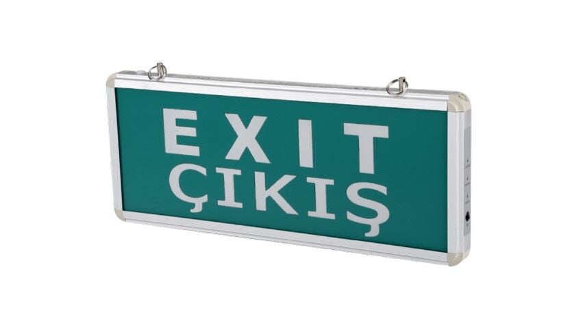 CATA CT-9175 3W EXIT ÇIKIŞ ARMATÜRÜ LEDLİ 3 SAAT AKÜLÜ