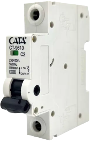 CATA CT-9610 2 AMPER SİGORTA ( C TİPİ / MONOFAZE / 4.5 kA )